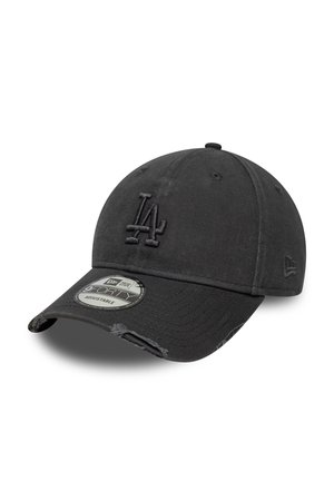 WASH DISTRESS 9FORTY® UNISEX - Cappellino - los angeles dodgers black