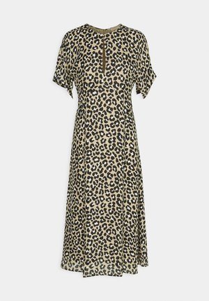 MICHAEL Michael Kors SAT CHEETAH   - Freizeitkleid - khaki/black