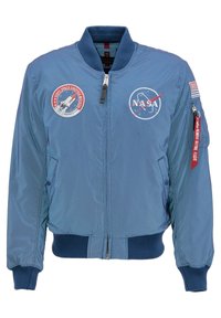 NASA REFLECTIVE - Kunstlederjacke - repl blue/ reflective