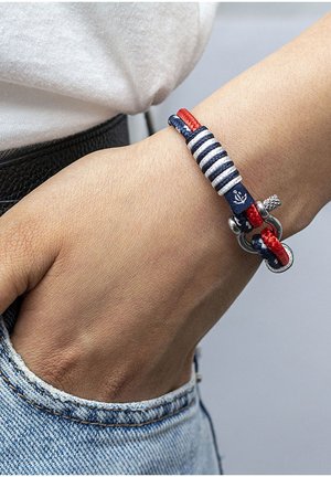 SLIM - Bracelet - rotnavy blau