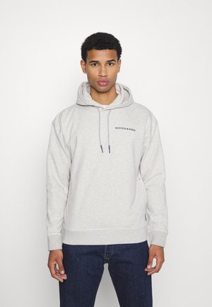HOODED ORGANIC UNISEX - Felpa con cappuccio - grey melange