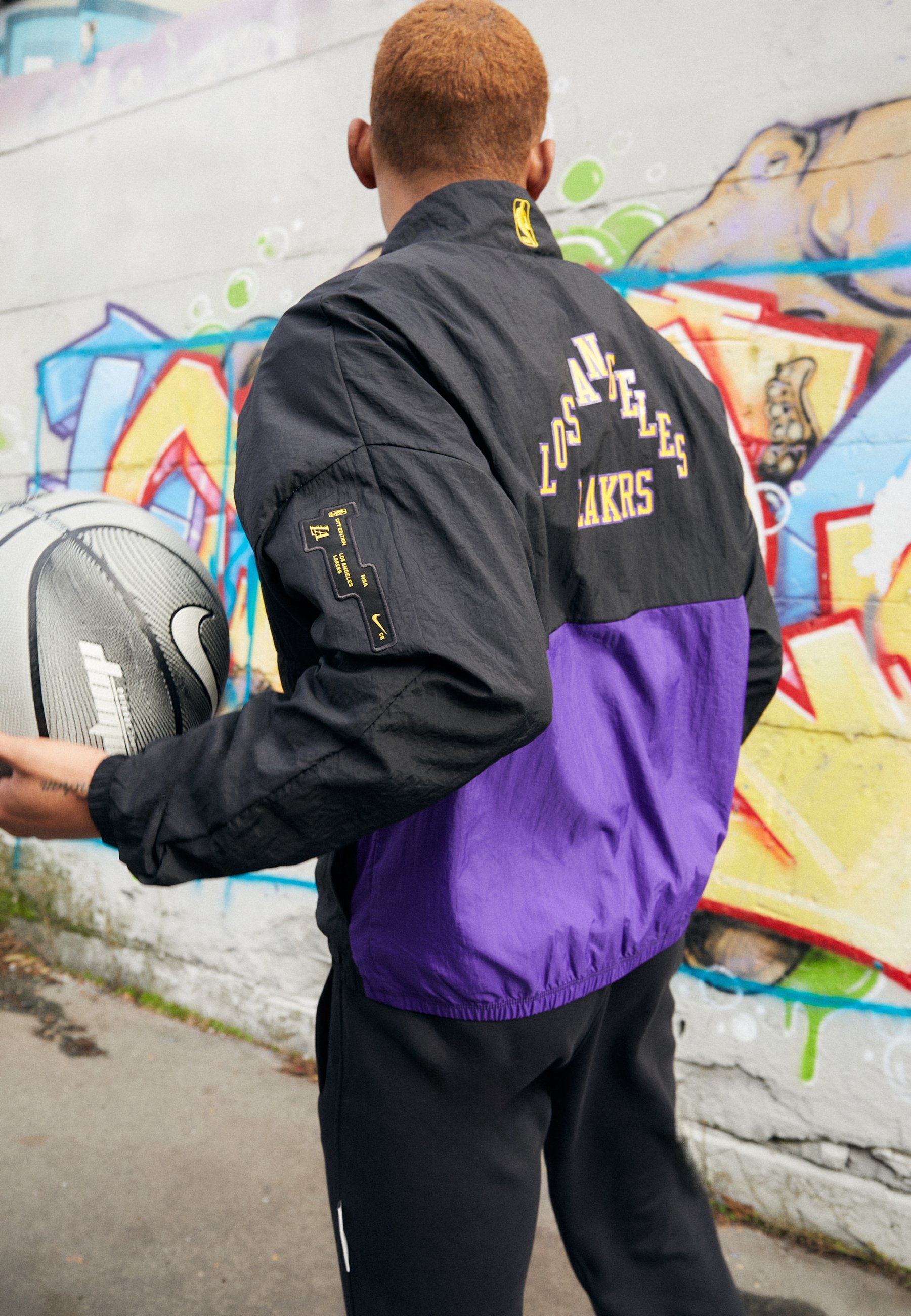 Nike Performance NBA LOS ANGELES LAKERS CITY EDITION JACKET 