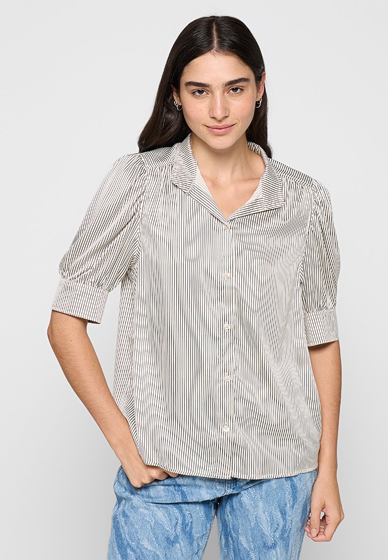 DKNY Overhemdblouse wit DKNY Overhemdblouse wit