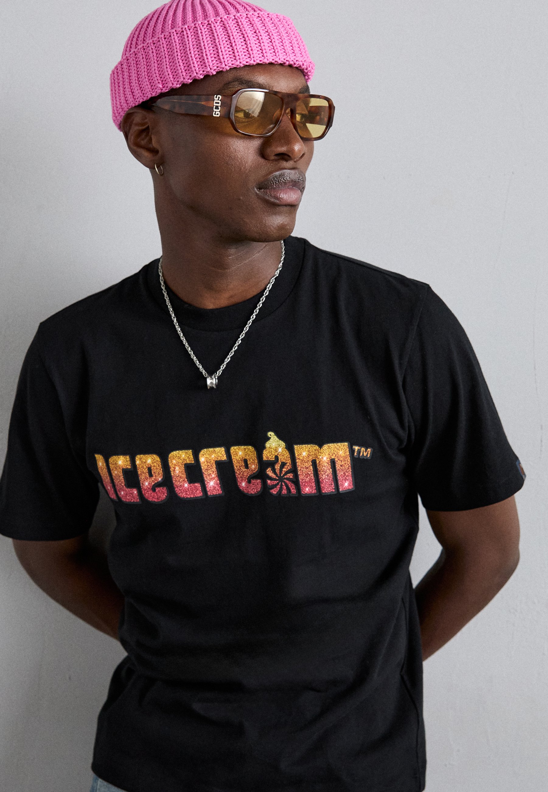 Icecream SOFT SERVE SPARKLE - T-Shirt print - black/schwarz