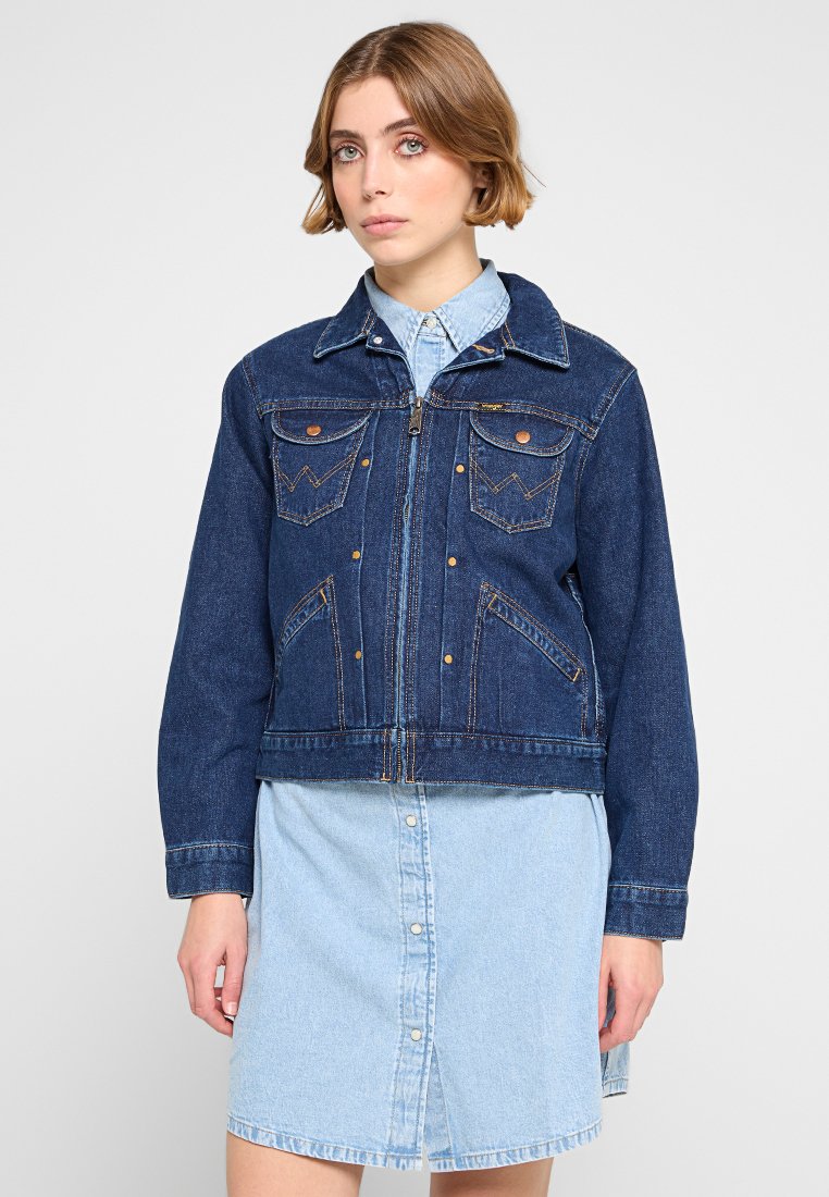 Wrangler Spijkerjas donkerblauw