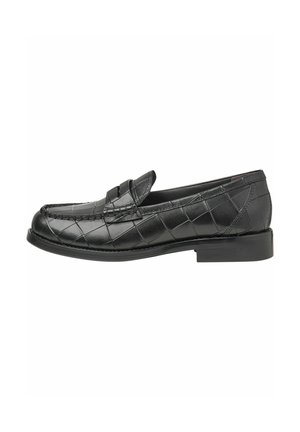 Slip-ons - black croco