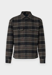 Flannel Shirt Jacket - Shirt - black plaid