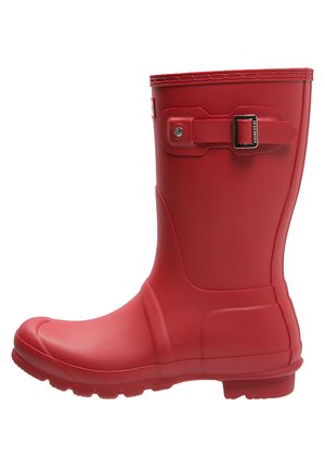 Hunter ORIGINAL, WOMENS ORIGINAL SHORT - Gummistiefel - military red