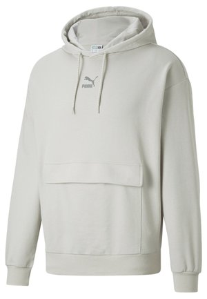 Felpa con cappuccio - white