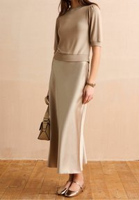 Next T-shirt basic - brown