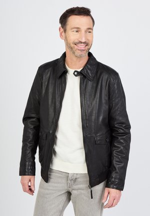 MIT BRUSTTASCHE SAMUEL - Leren jas - black