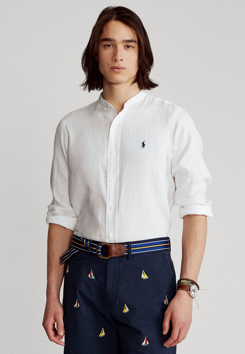 Polo Ralph Lauren LONG SLEEVE SPORT - Shirt - white - Zalando.ie