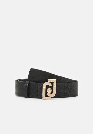 CINTURA LOGO BUCKLE - Pasek - nero