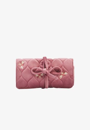 FABLE ENGLAND, PINK ROSE QUILTED BEE JEWELLERY ROLL - Toilettas - pink