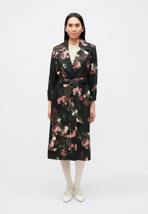 KARLEY WRAP COAT - Klassikaline mantel - black/multi-coloured