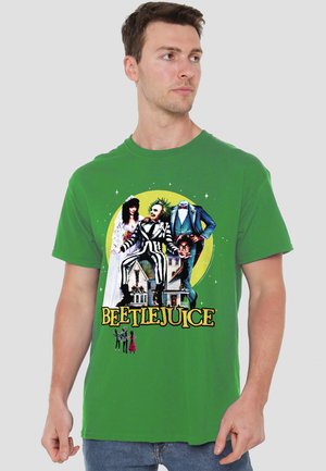 Cotton Soul, BEETLEJUICE/POSTER REVISITED - Print T-shirt - dark green