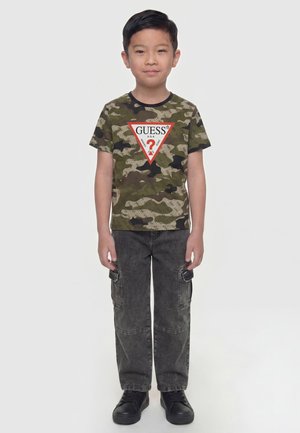 Guess, CARGO-JEANS - Jeans a sigaretta - grau