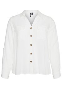 VMBUMPY SHIRT NEW - Camicia - snow white