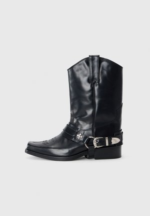 Bottes de cowboy / motard - black