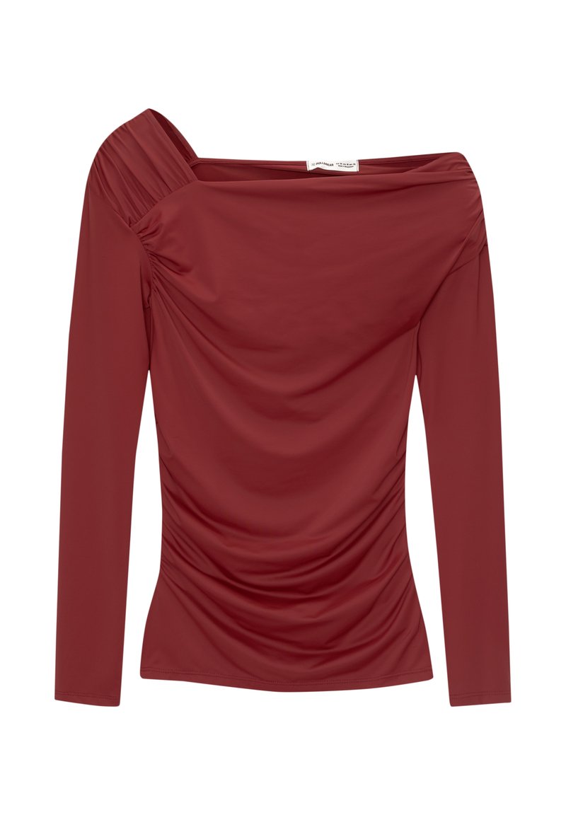 PULL&BEAR Longsleeve donkerrood PULL&BEAR Longsleeve donkerrood