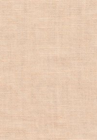 Pale beige linen fabric with a natural texture, featuring a woven pattern and an even surface, suitable for various textile applications.