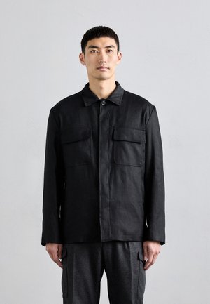 GIACCA CAMICIA UOMO - Chaqueta fina - black