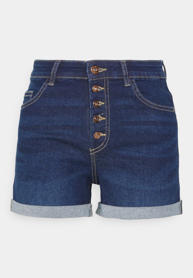 Only Tall Jeansshort donkerblauw denim Only Tall Jeansshort donkerblauw denim