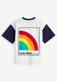 Little Bird SHORT SLEEVE RAGLAN COLOURFUL - REGULAR FIT - T-shirts print - navy ecru