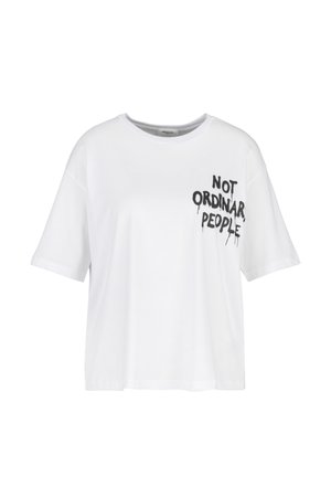 T-shirt print - white
