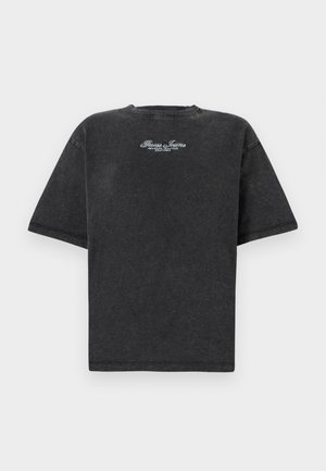Guess Jeans SCRIPT TEE - Triko s potiskem - jet black