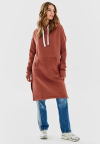 NAOKO LONGLINE DESERT - Mikina s kapucí - brown