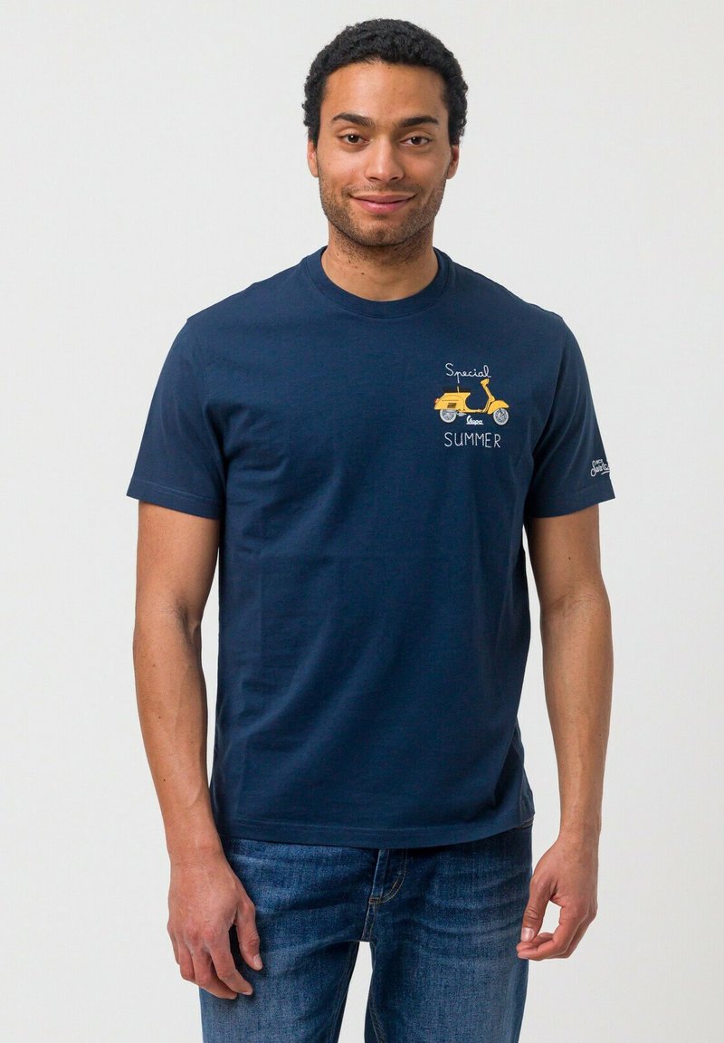 MC2 Saint Barth T-shirt con stampa - blu