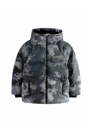 PADDED PUFFER-REGULAR FIT - Abrigo de invierno - black grey