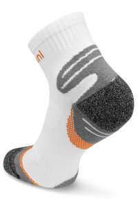 Normani LOW CUT CUSH 3 PACK - Socken - weiß orange