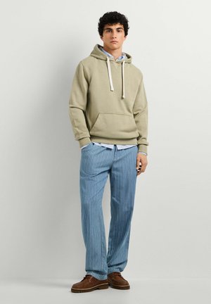 Pepe Jeans, PEPE JEANS CARDIGAN JASPER HOODIE - Felpa con cappuccio - washed army green