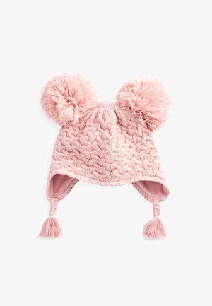 DOUBLE POM TRAPPER - Gorro - pink