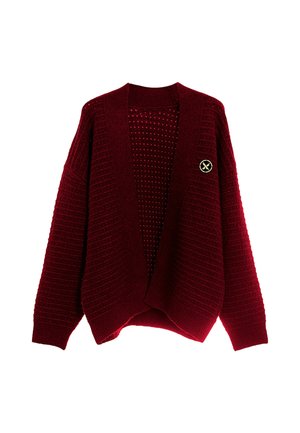 Chaqueta de punto - bordeaux