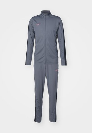 Nike Performance ACADEMY SET - Tuta - iron grey/black/sunset pulse