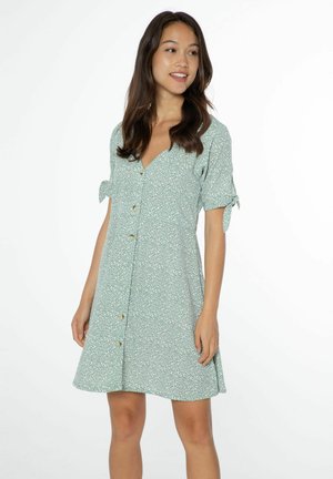 PRTGARACHINE - Abito a camicia - glass bottlegreen