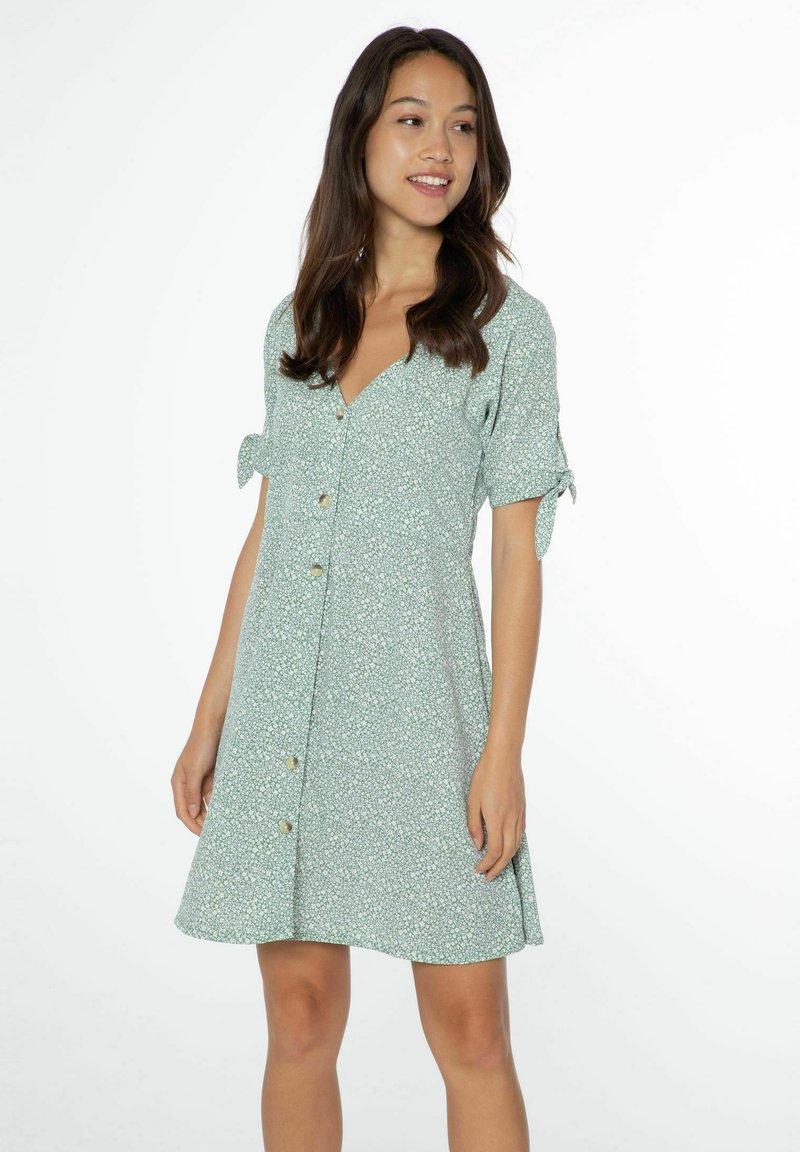 Protest PRTGARACHINE - Abito a camicia - glass bottlegreen