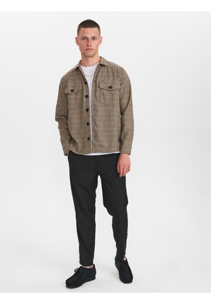 CLIPPER VICHY LS - Summer jacket - beige check