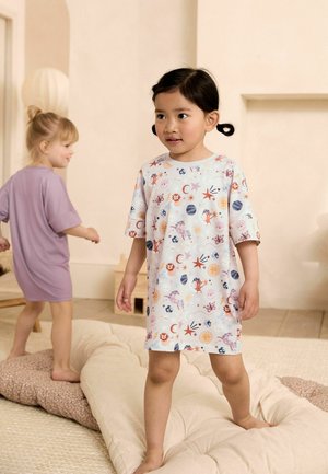Next, REGULAR FIT - UNICORN PRINT NIGHTIES 2 PACK - Nočná košieľka - pink cream star moon print