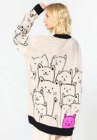 Cesare Gaspari Maglione - beige black