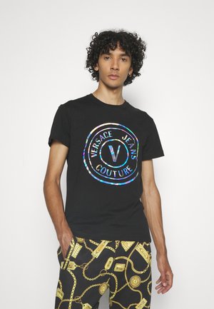 IRIDESCENT - Camiseta estampada - black
