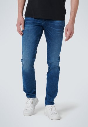 STRETCH - Straight leg jeans - stone used denim