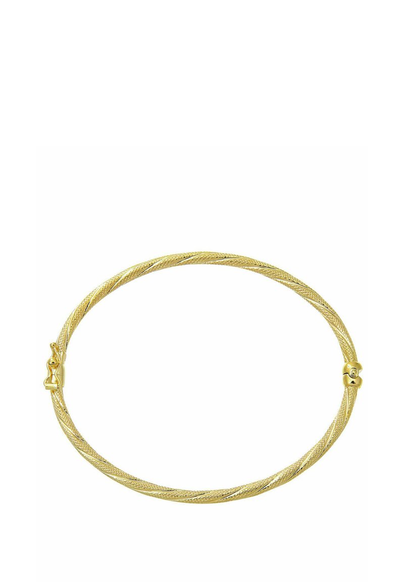 DIAMANT L'ÉTERNEL KARAT CUT TWISTED STRIPE BANGLE OF DIAMETER - Rokassprādze - yellow gold-coloured