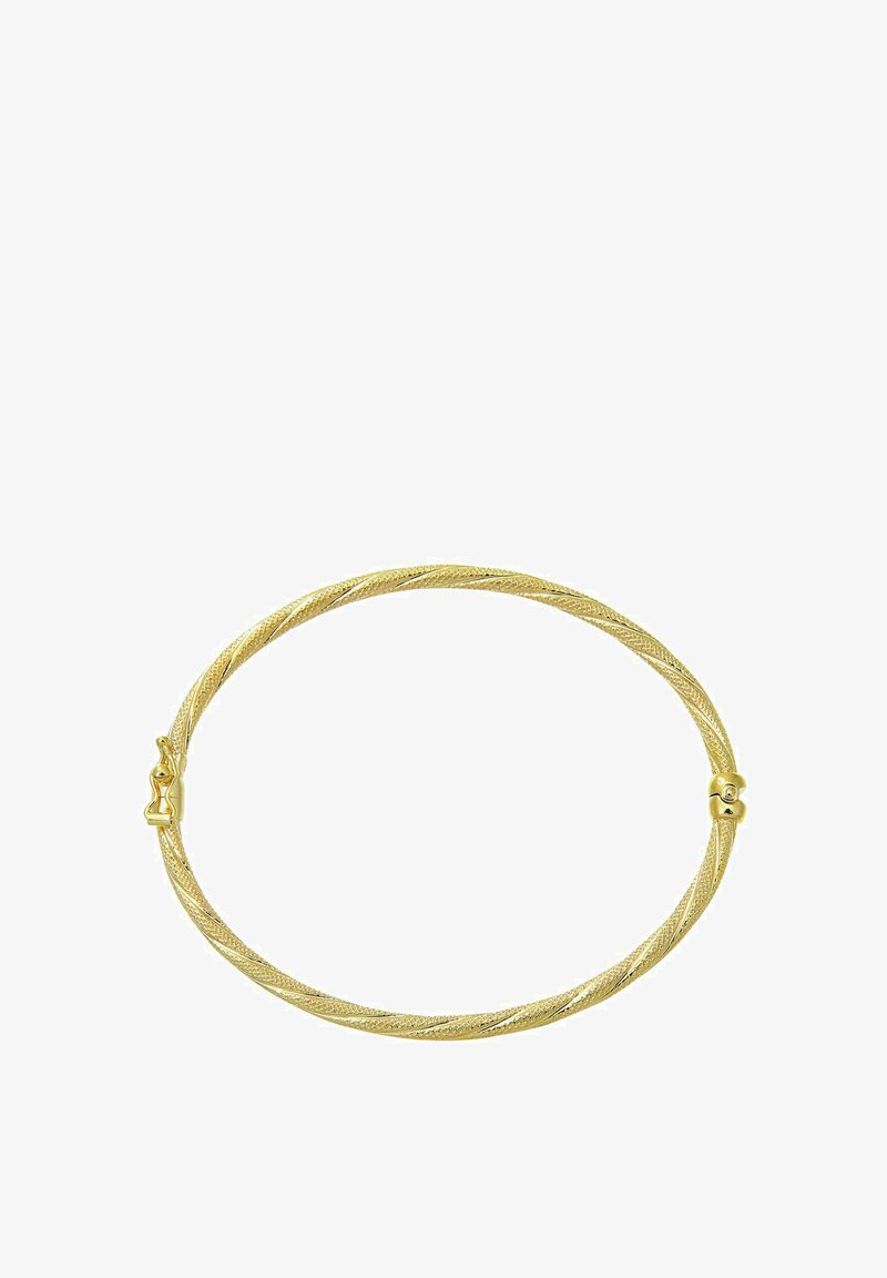 DIAMANT L'ÉTERNEL KARAT CUT TWISTED STRIPE BANGLE OF DIAMETER - Rokassprādze - yellow gold-coloured