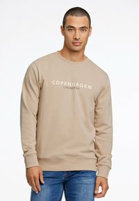 Lindbergh O-NECK - Felpa - stone