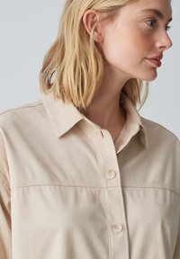 OPUS FONTEGA - Button-down blouse - macadamia
