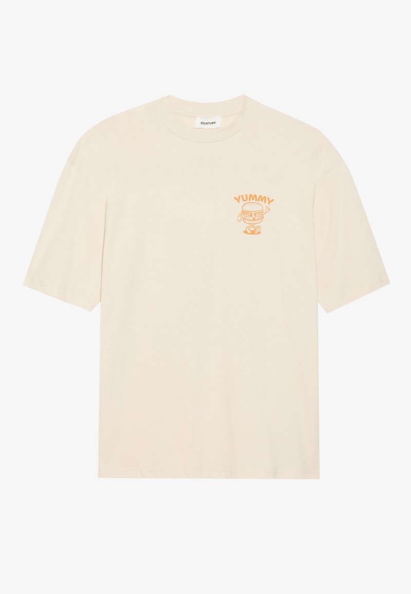 YOURTURN T-shirt print crème YOURTURN T-shirt print crème